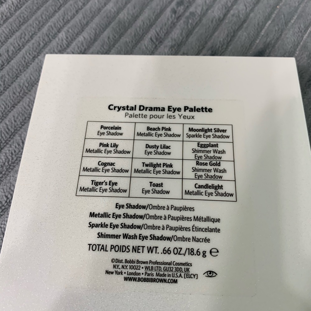 Bobbi Brown Crystal Drama shadow palette
